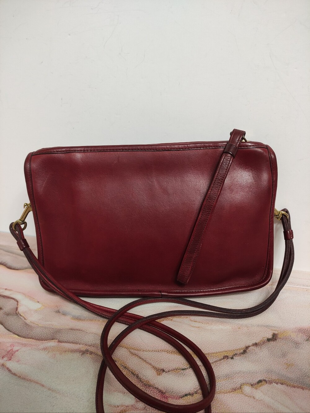 Vintage Coach 9455 Zippered Clutch Made in NYC - Picture 3 of 15